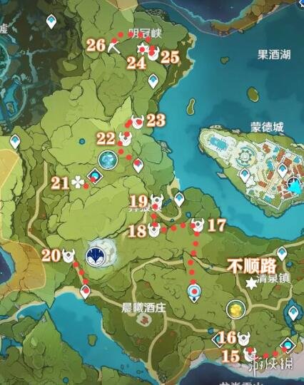《原神》精英怪刷新路线怎么样的?精英怪路线图分享