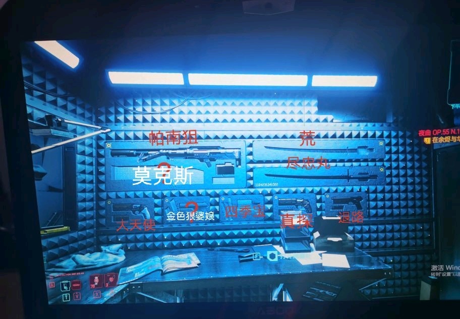 赛博朋克2077武器墙收集地点详解