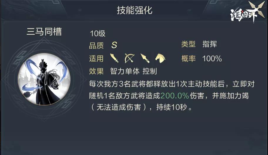 鸿图之下司马盾配置s2司马懿曹仁郭嘉驻守阵容推荐