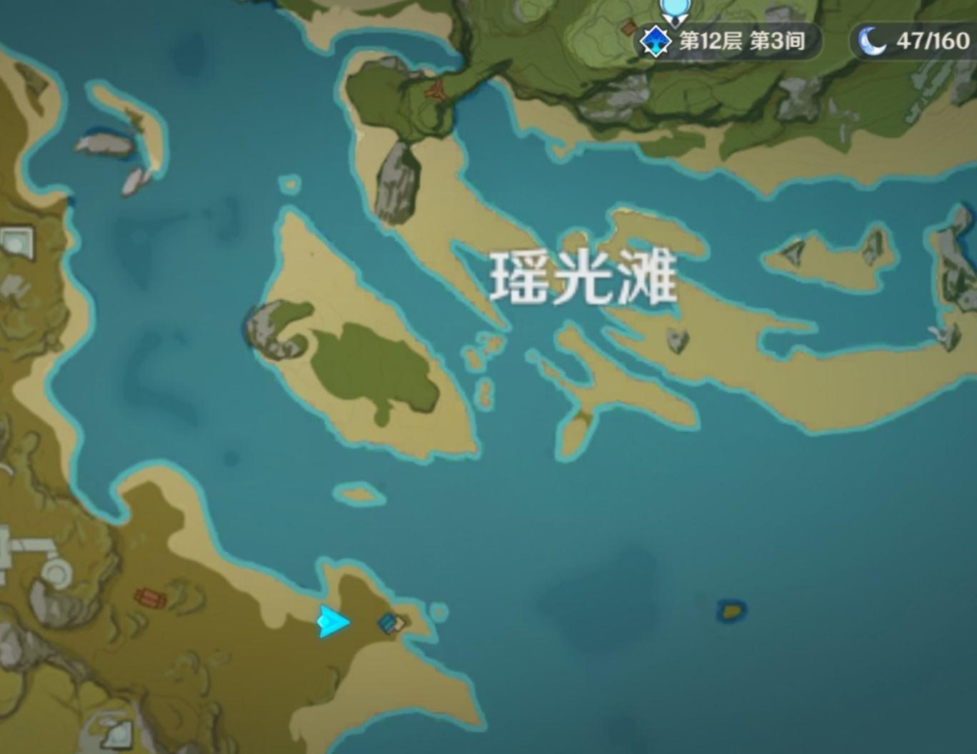 原神秘宝迷踪瑶光滩隐藏宝藏在哪瑶光滩隐藏宝藏位置分享