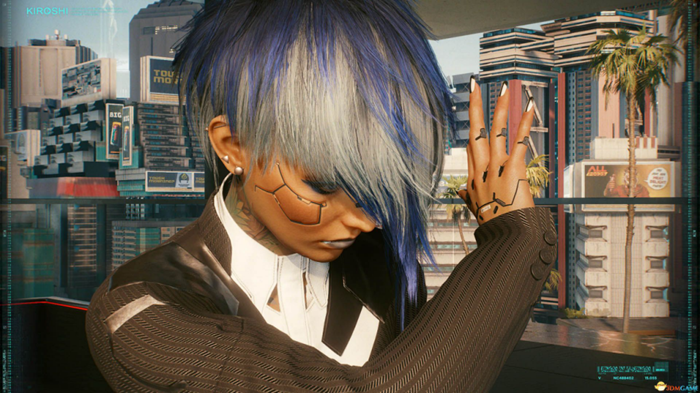 赛博朋克2077超帅银发女V捏脸详解