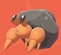 口袋妖怪剑盾全国图鉴大全 石居蟹,岩殿居蟹进化图文攻略分享