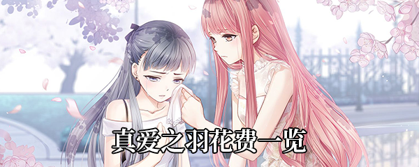 奇迹暖暖真爱之羽花费一览