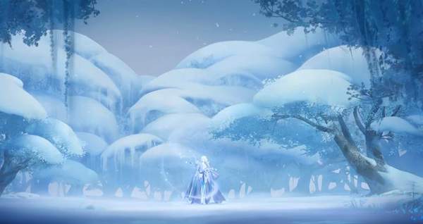 《阴阳师》新SP阶式神蝉冰雪女CG 春光闯入，冰雪消融