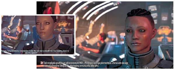 《质量效应：传奇版》新老对比图 人物面部细节更丰富