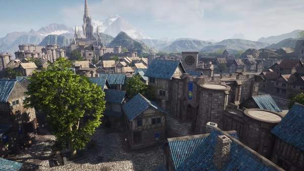 虚幻4引擎重制《魔兽世界》场景 联盟暴风城更加壮美