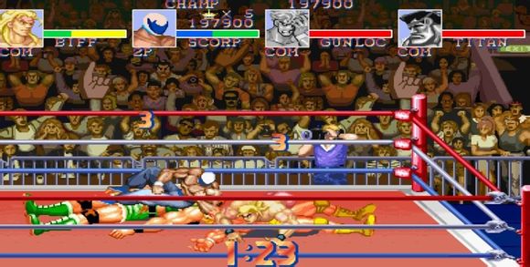 街机WWE摔角游戏精彩之处你经历过吗？