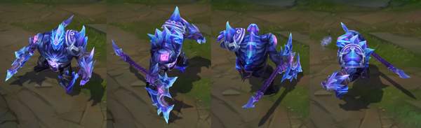 《LOL》屠龙勇士、黯晶皮肤演示 赛恩、图奇喜提新装