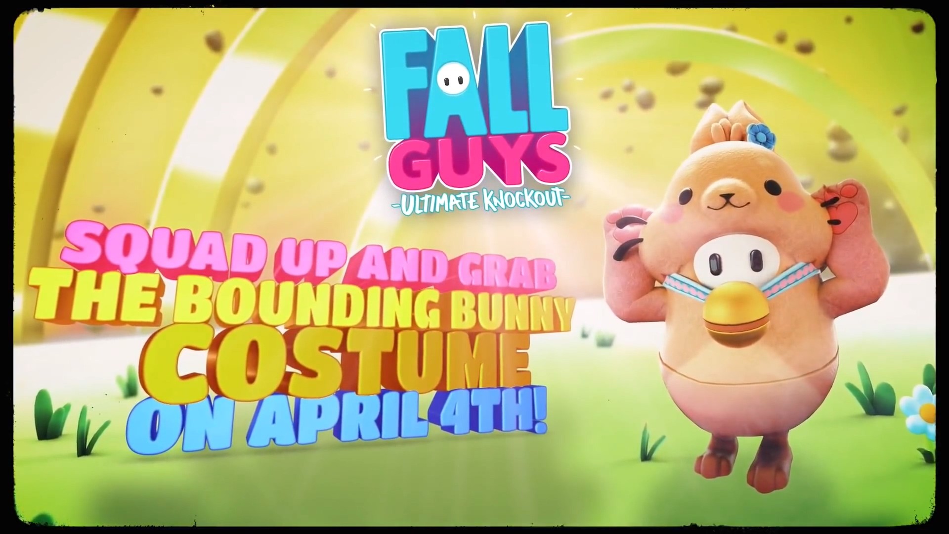 《糖豆人：终极淘汰赛》真人广告 复活节新服装将至