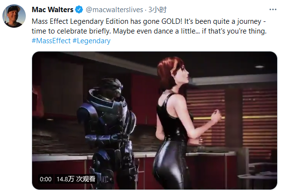 《质量效应：传奇版》官宣送厂压盘 相约5月不见不散