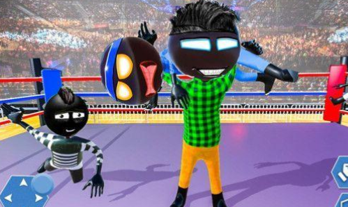 火柴人摔跤对决