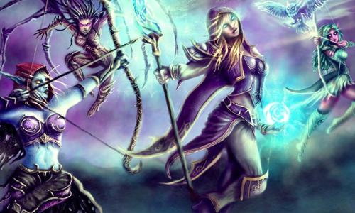 弓箭手魔法对决