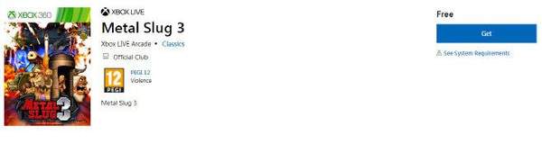 Windows商店喜加一！经典游戏《合金弹头3》免费领