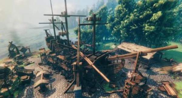 玩家在《英灵神殿》中造黑珍珠号 和杰克船长海上冒险