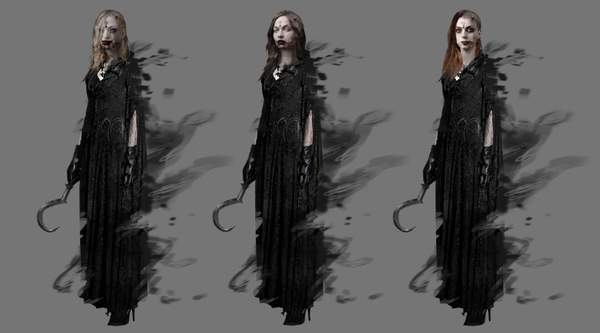 《生化危机8》吸血鬼夫人女儿原貌图 造型端庄且优雅