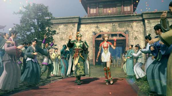 《真三国无双8：帝国》新截图 刘备、孙尚香出城巡视