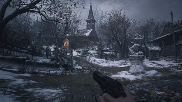《生化危机8》4K、光追截图 欣赏巍峨古堡，神秘村落