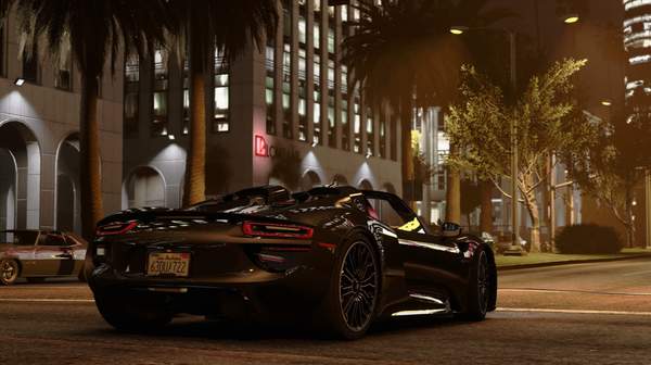 《GTA5》电影级画面Mod演示 增强画面，改善照明系统