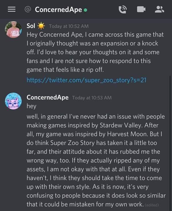 《星露谷物语》回应被“借鉴” 建议去打磨自己的风格