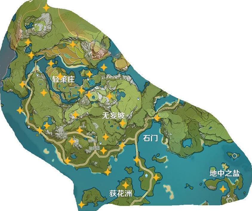 原神131岩神瞳详细位置高清大图 原神岩神瞳位置分布图
