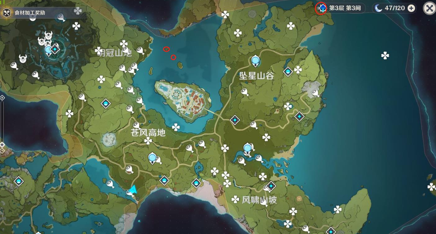 原神131岩神瞳详细位置高清大图 原神岩神瞳位置分布图