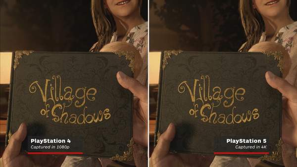 《生化危机8》PS4/PS5画面对比 差别不大，PS5细节更好