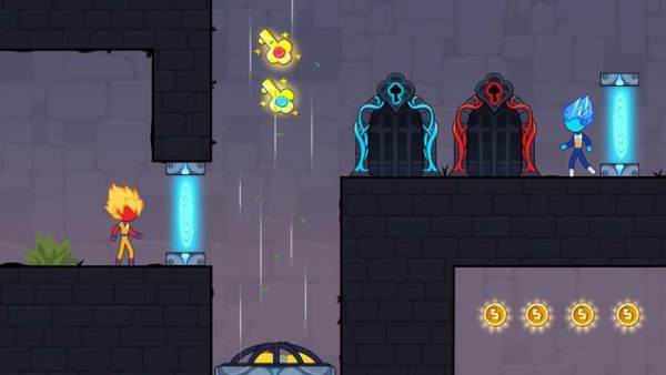 火柴红蓝森林人