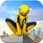 绳索火柴人城市英雄