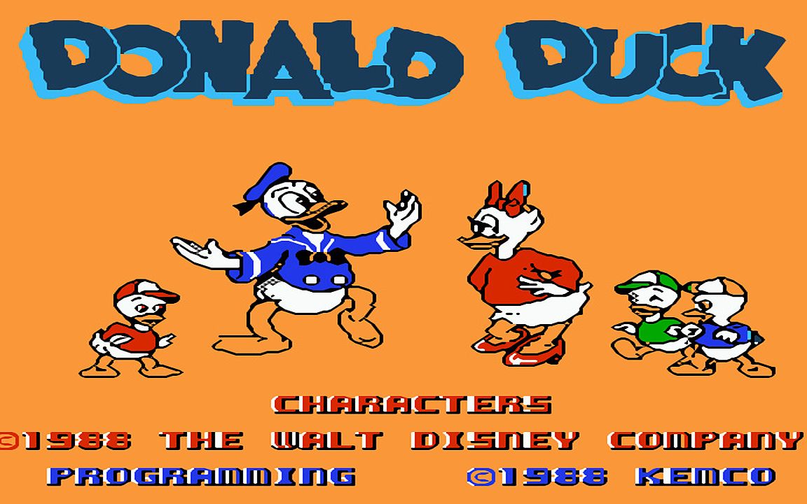 红白机游戏唐老鸭原声TAS通关视频