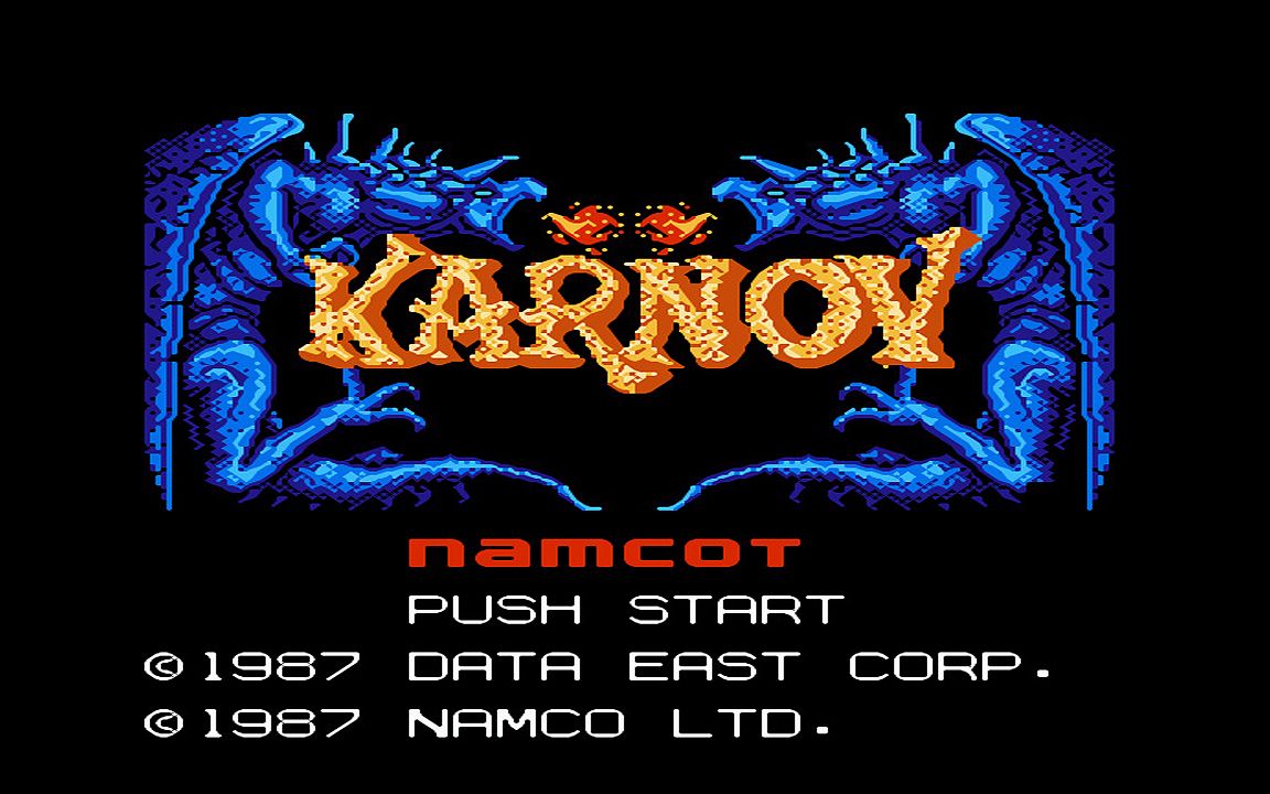 红白机游戏卡诺夫原声TAS通关视频