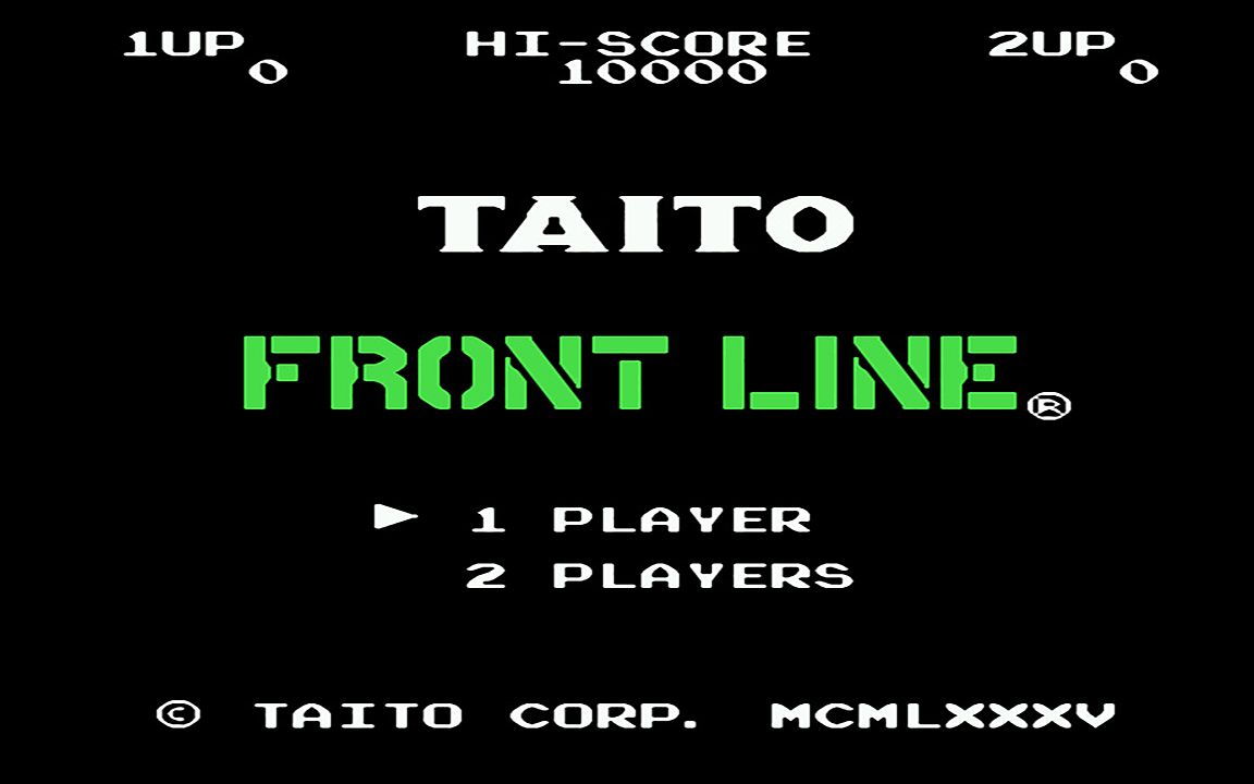 红白机游戏前线原声TAS通关视频