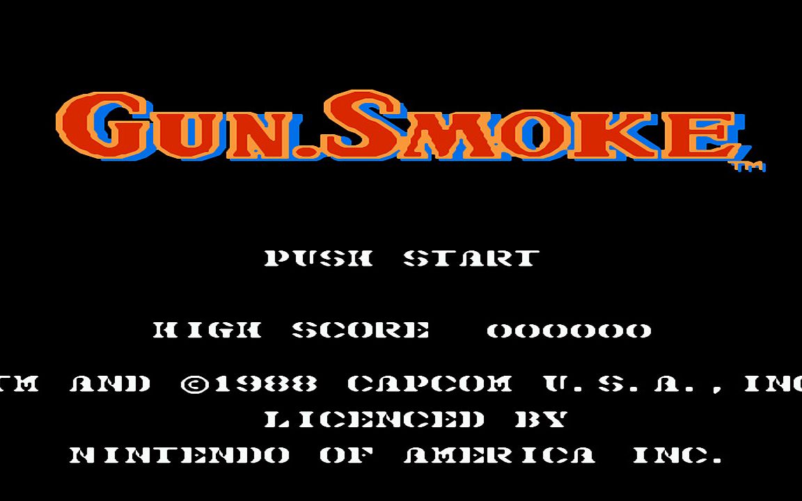 红白机游戏枪烟原声TAS通关视频