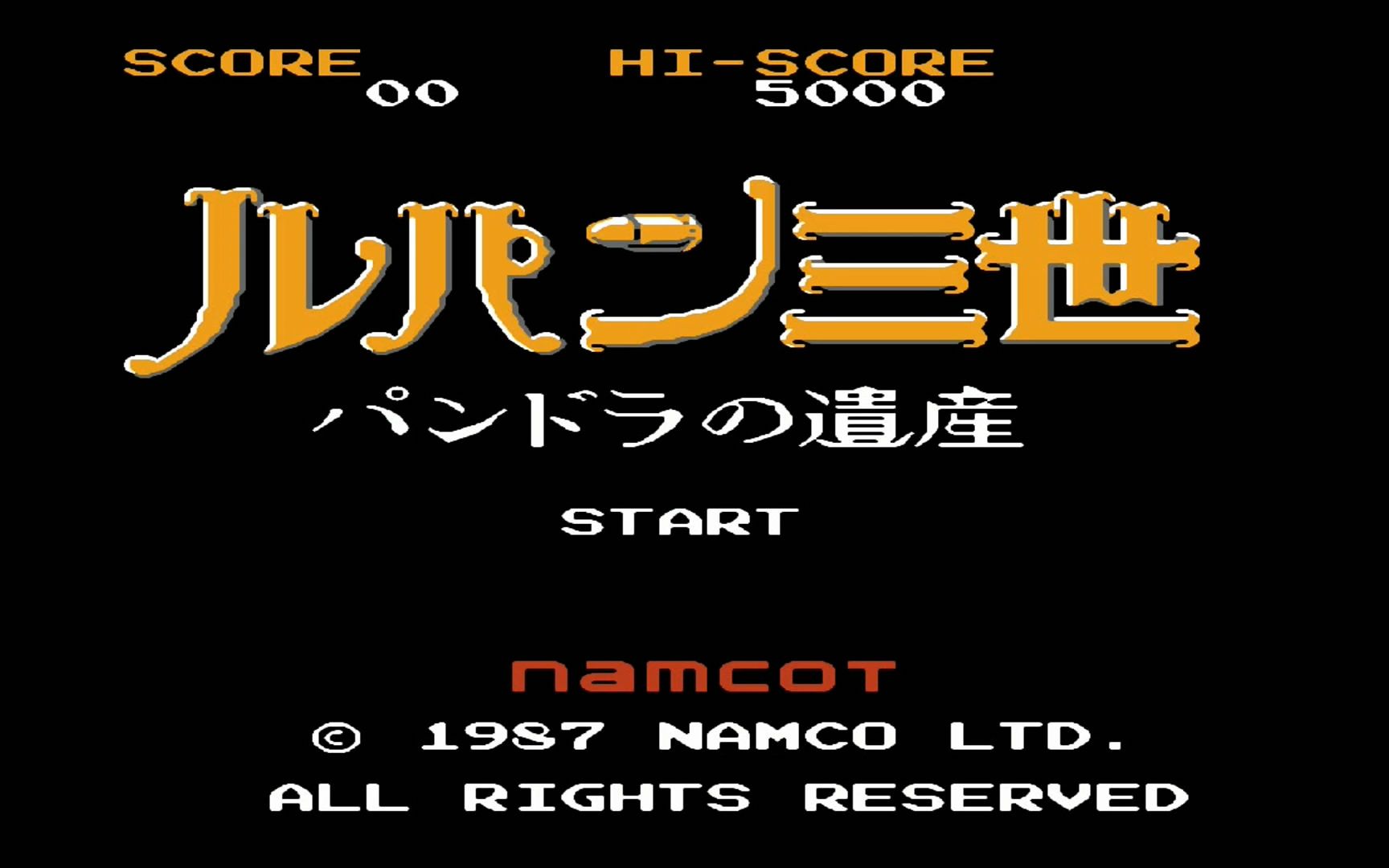 红白机经典游戏FC鲁邦三世游戏视频