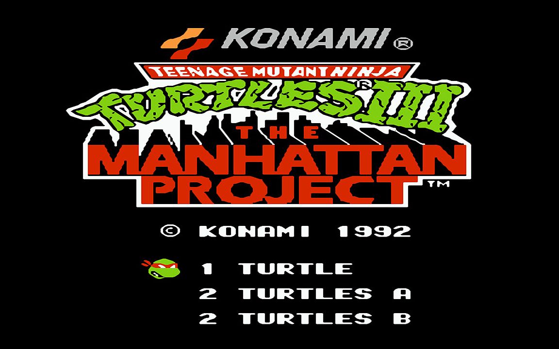 红白机游戏忍者神龟3代原声TAS通关视频