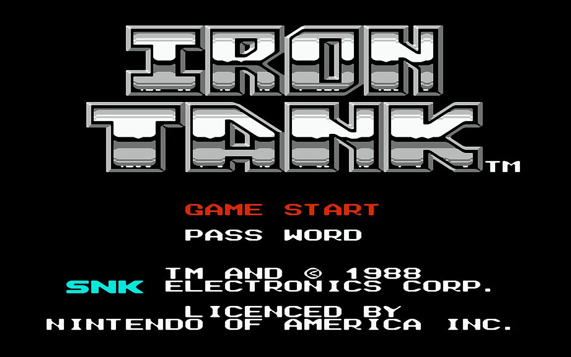 红白机游戏大坦克原声TAS通关视频