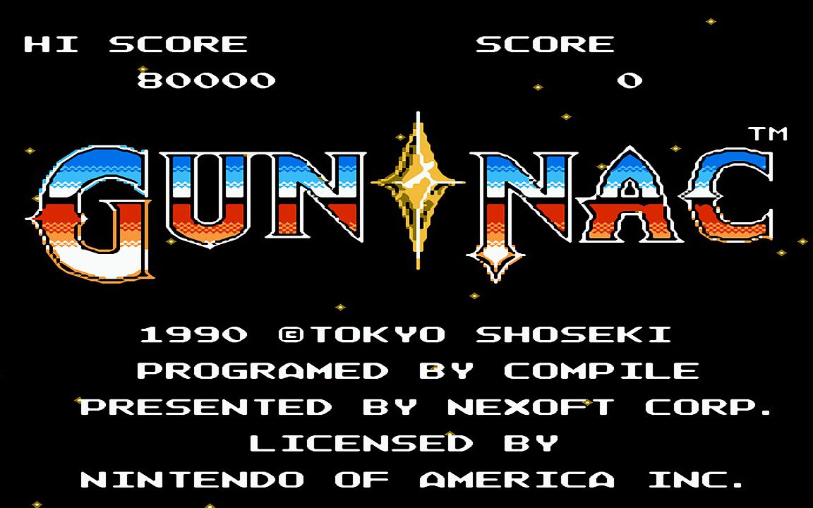 红白机游戏加纳战机原声TAS通关视频