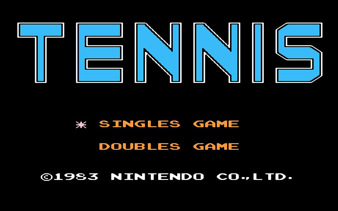 红白机游戏任天堂网球原声TAS通关视频