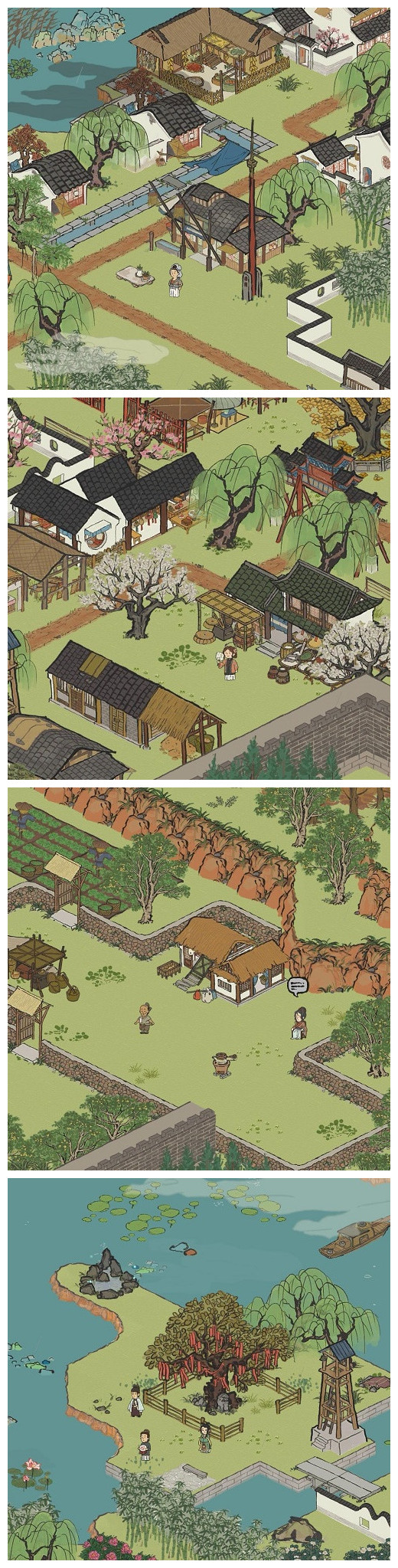 《江南百景图》长恨歌四对有缘人位置解析