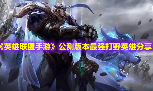 《英雄联盟手游》公测版本最强打野英雄分享