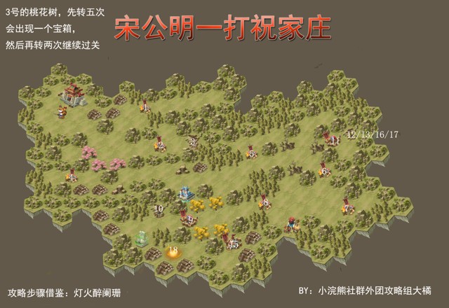 小浣熊百将传宋公明打祝家庄攻略懒人图