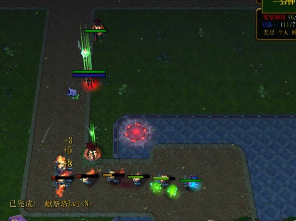 魔兽争霸3刀圈TD黑暗游侠打金攻略