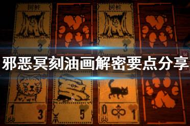 《邪恶冥刻》油画解密要点分享 油画谜题怎么解