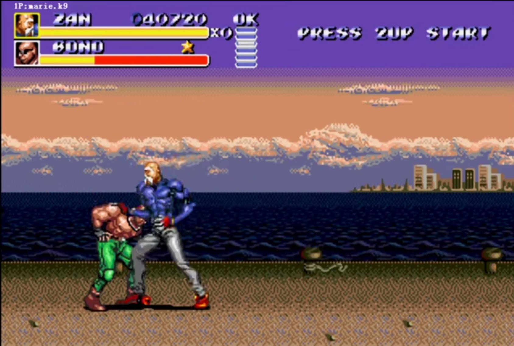 fc怒之铁拳3ZAN出招表