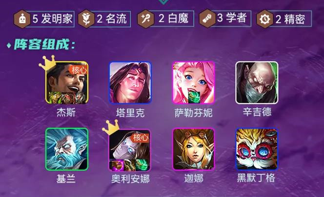 《金铲铲之战》S6赛季发明家阵容玩法思路