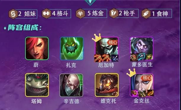 《云顶之弈》S6赛季斗枪阵容玩法思路