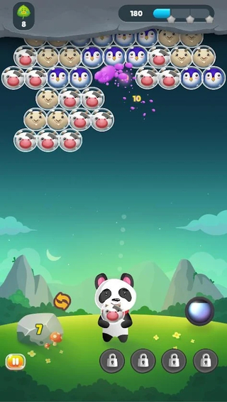 泡泡龙熊猫救援