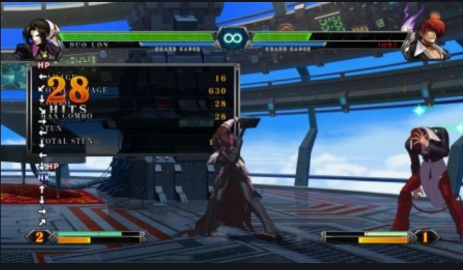 fc拳皇XI堕珑出招表