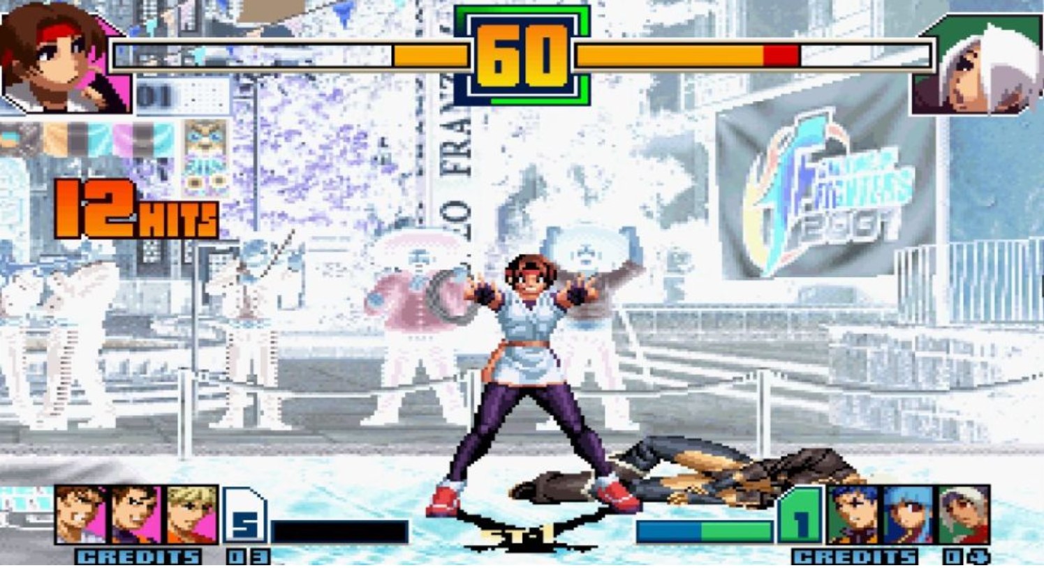 fc拳皇XI坂琦百合出招表