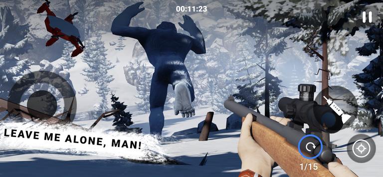 捕获冰河时代的大脚怪雪人游戏截图