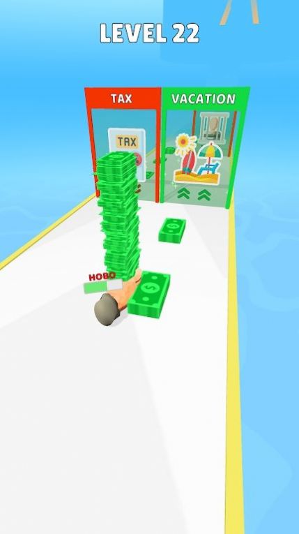 卷钱跑酷游戏截图